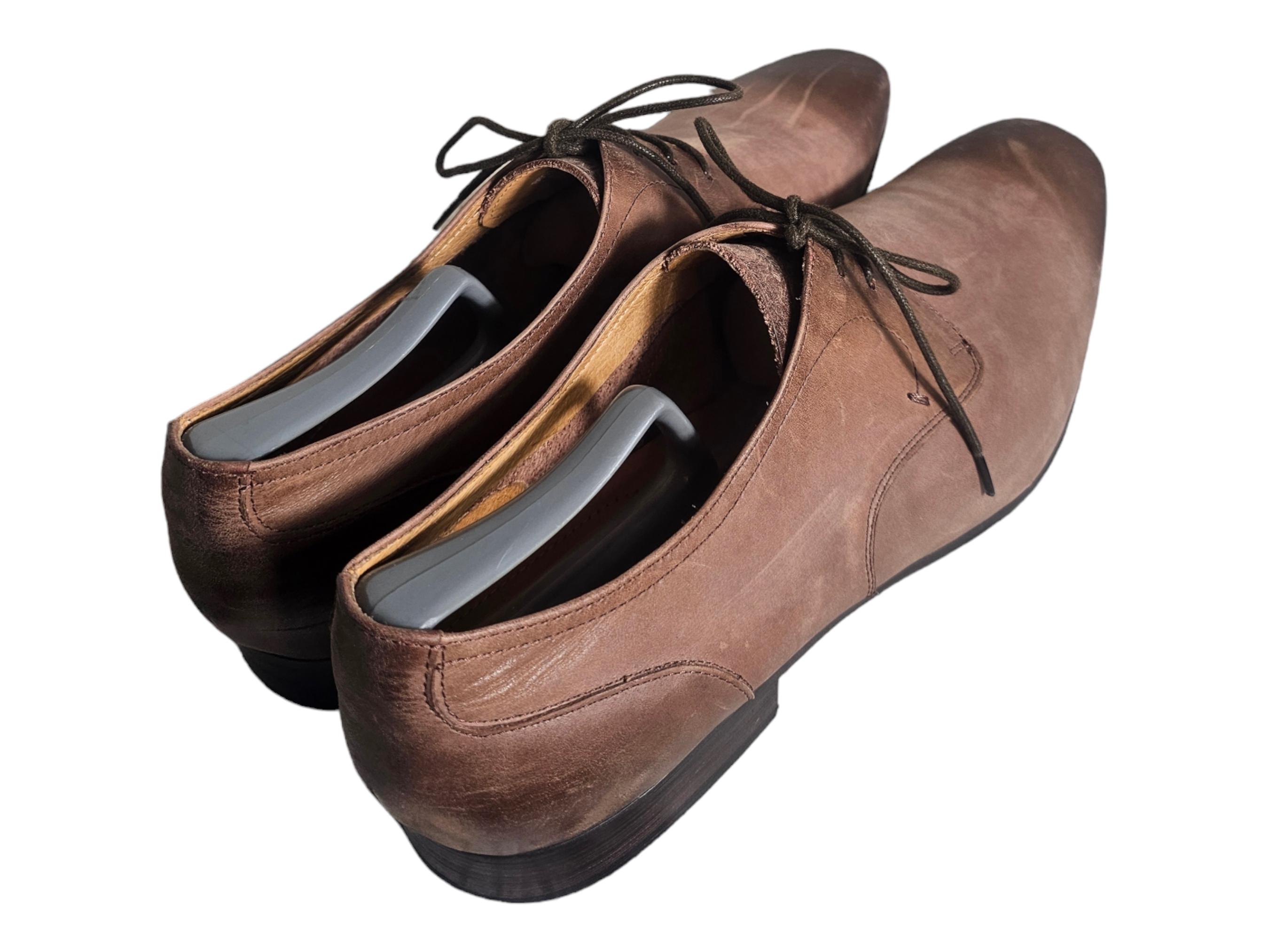Bacco Bucci Tan Italian Leather Lace Up Oxfords Shoes Bacco Bucci Men main image 2