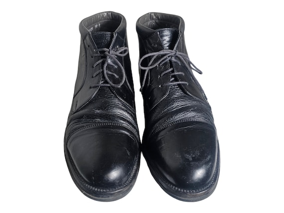 Buy Johnston & Murphy Cellini Mens Brown Leather Ankle  display picture 2