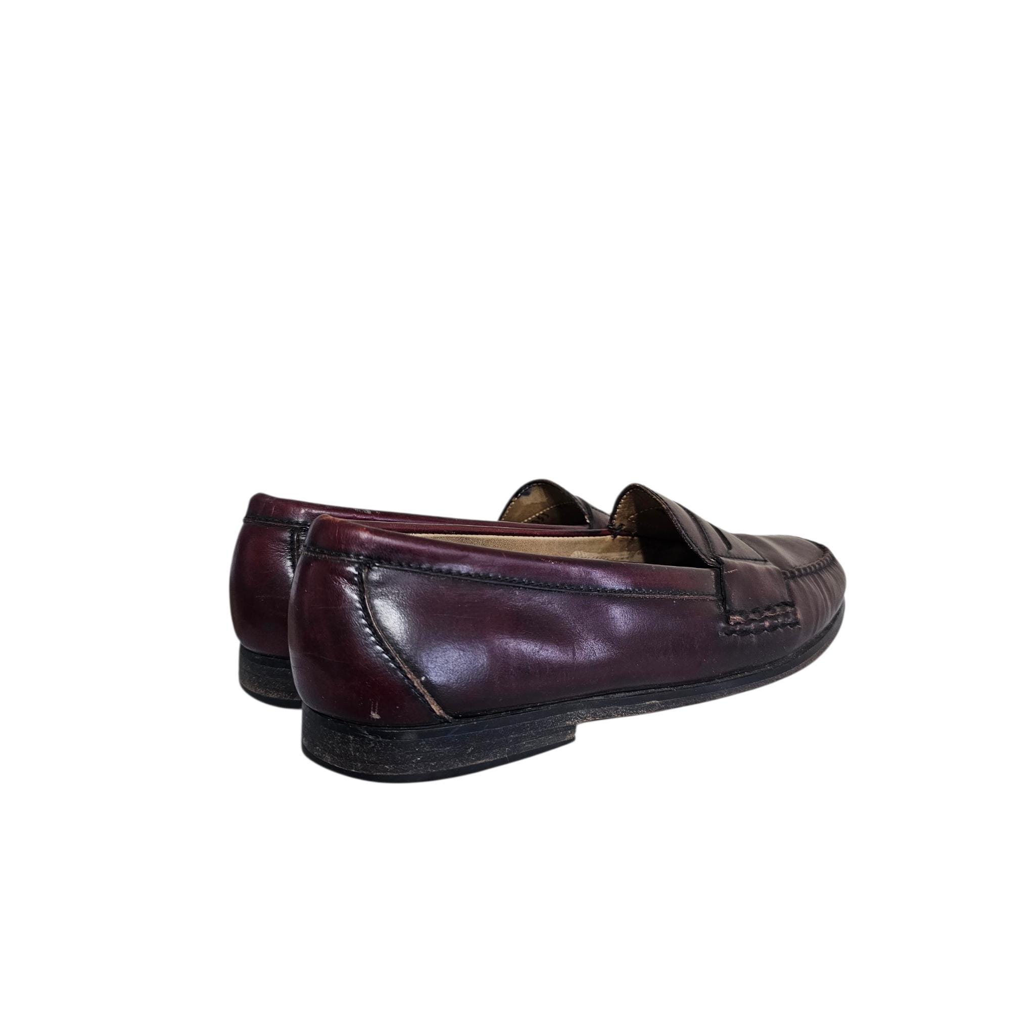 Cole Haan Men\'s Dark Burgundy Leather‎ Penny Loafers Cole Haan - Brandclub - Cole Haan Men main image 2
