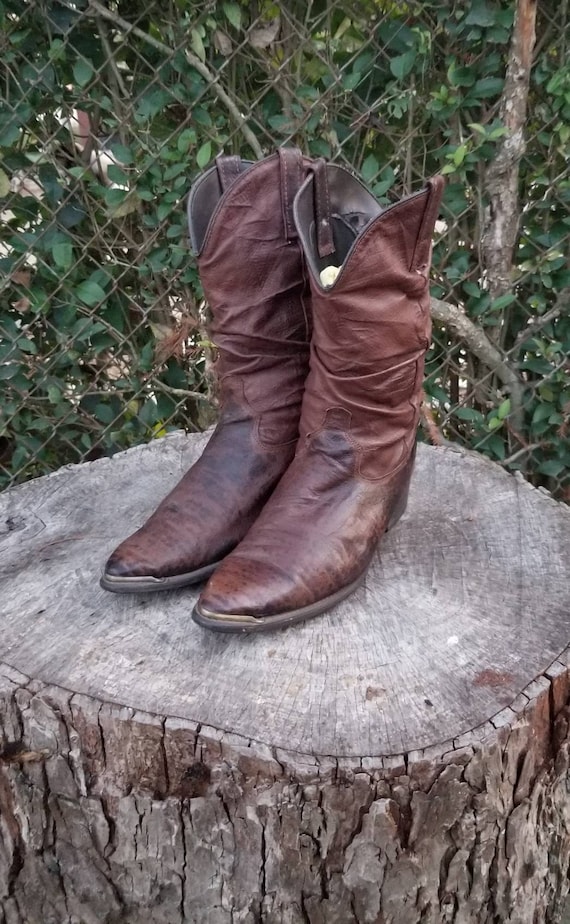 Sz 8.5 Cowboy Boots By Dingo/Brown Western Style S