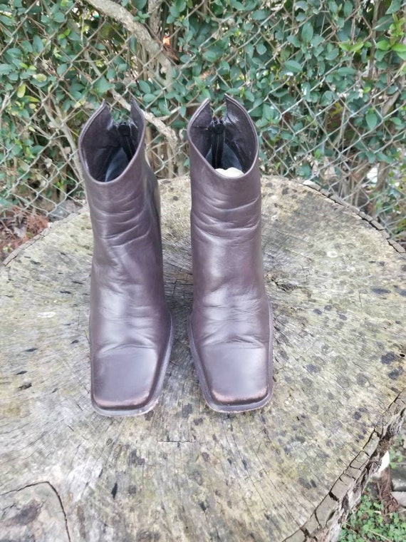 Enzo Angiolini Square Toe Ankle Booties
