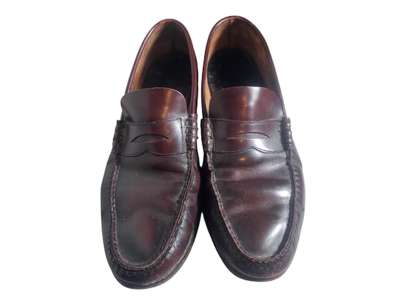 Dexter Mens Penny Loafers Burgundy Size 9.5 Vintage 90s - Etsy