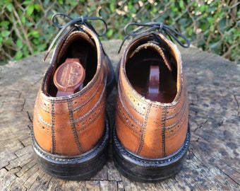Vintage Oxford Wingtip Dress Shoes/70s Vintage Longwing