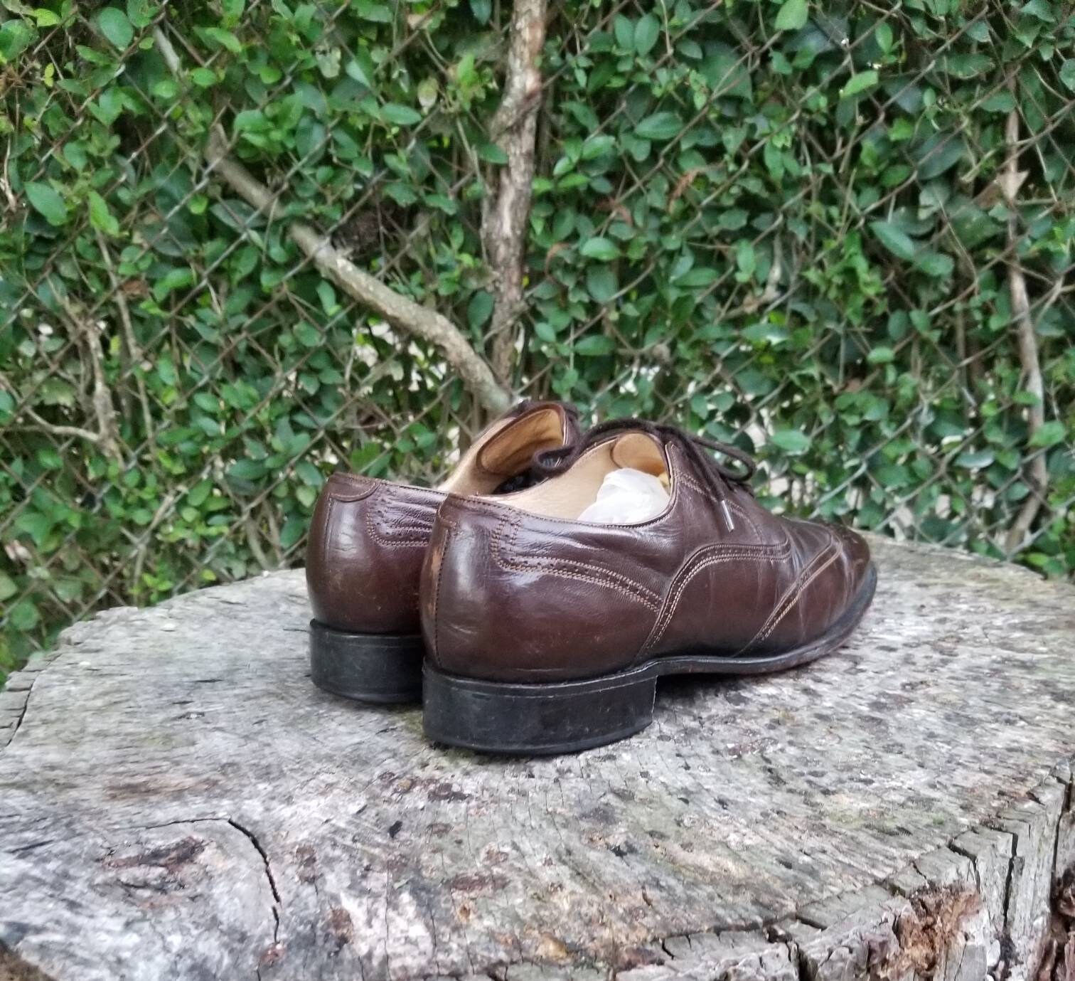 French Shriner Sterling Men Shoes Size 8.5 M Wingtip Oxford 