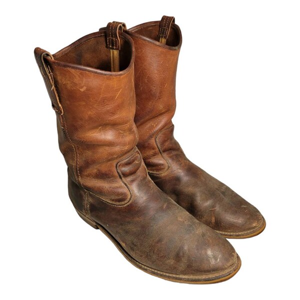 Leather Work Boots Etsy