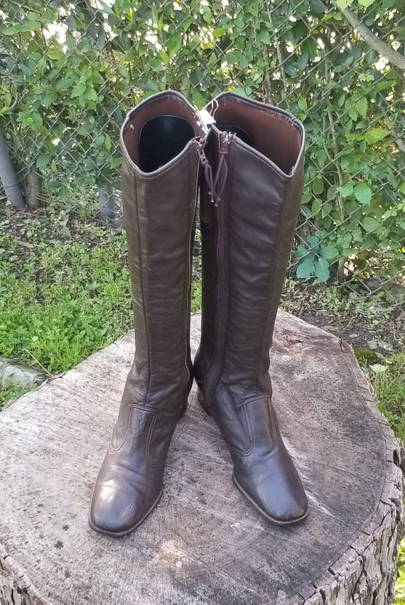 vintage zipper boots