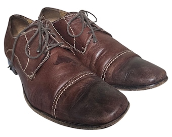 Gordon Rush Black Leather Wingtips Shoes - Etsy