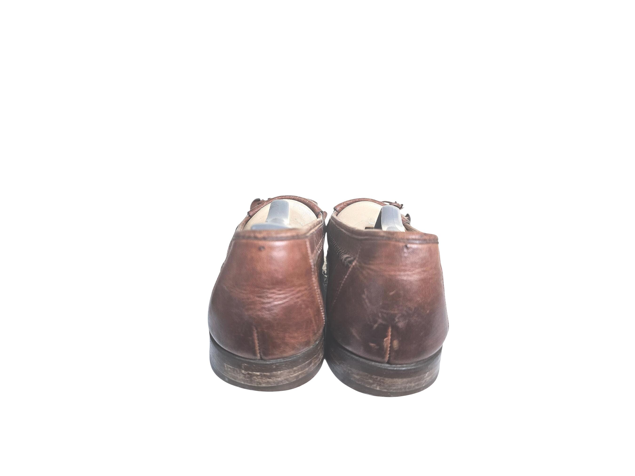 Johnston & Murphy Men’s Tan Leather Breland Kiltie Tassel Saddle Loafer Sz 9.5M Johnston & Murphy Men main image 4