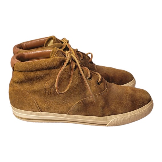 POLO Ralph Lauren Zale Suede High Top Chukka Shoe… - image 5