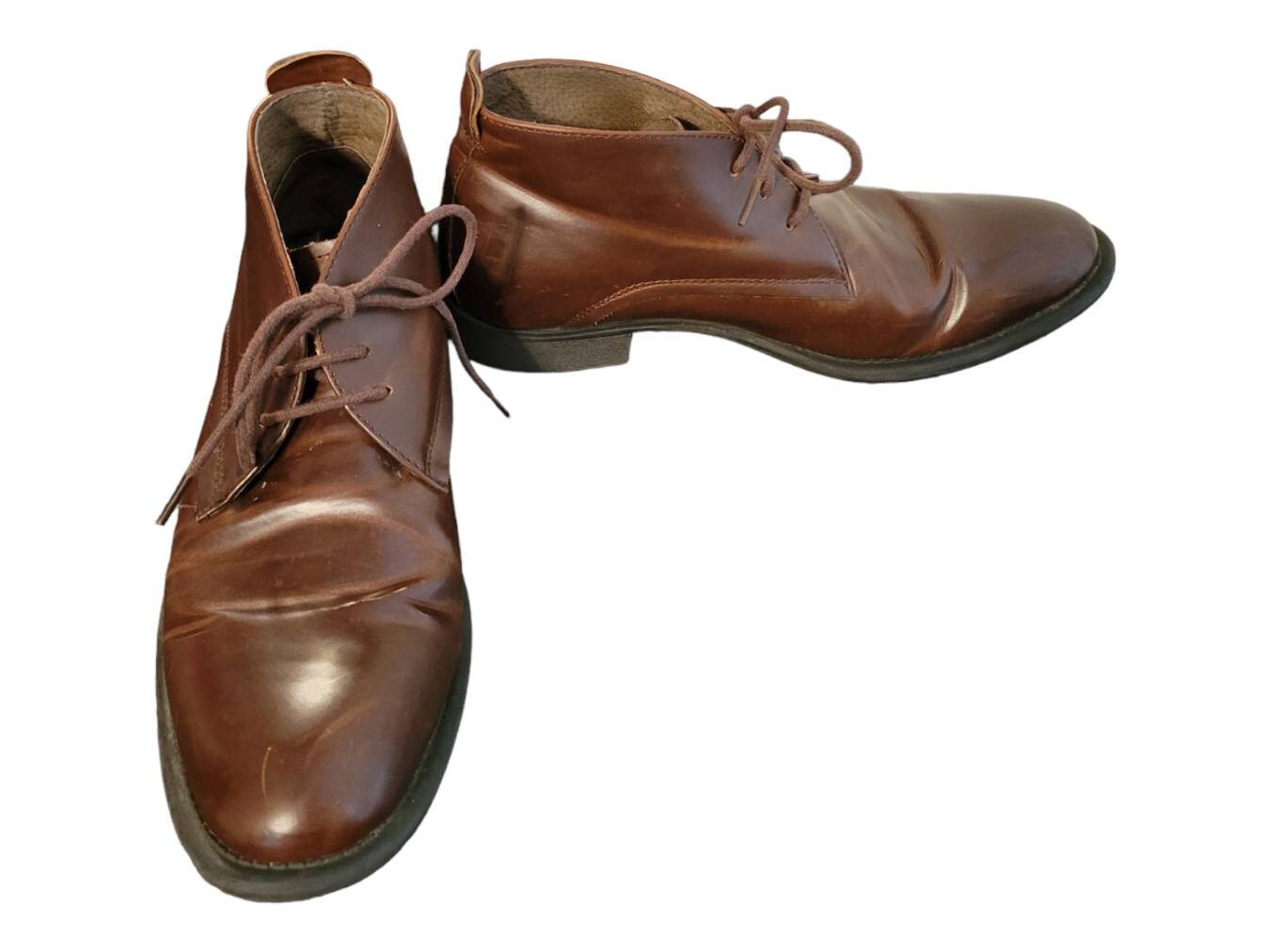 Bottes Kenneth Cole Reaction Homme Cuir Marron - Pointure 9 US - Bottines Cheville - Neuves
