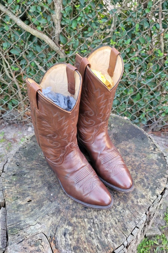 Dan Post Western Style Boots/Genuine Leather Cowbo