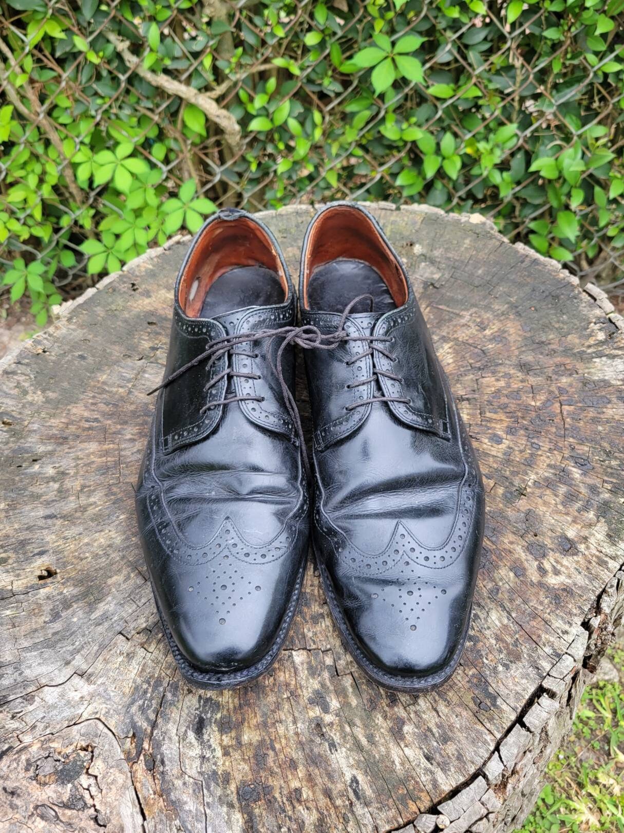Allen Edmonds Bel Air Wingtip Oxford Dress Shoes - Black  display picture 1