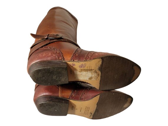 Enzo angiolini top brown leather boots