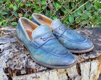 Weiche Herren Leder Slip-On Penny Loafers / italienische Schuhe