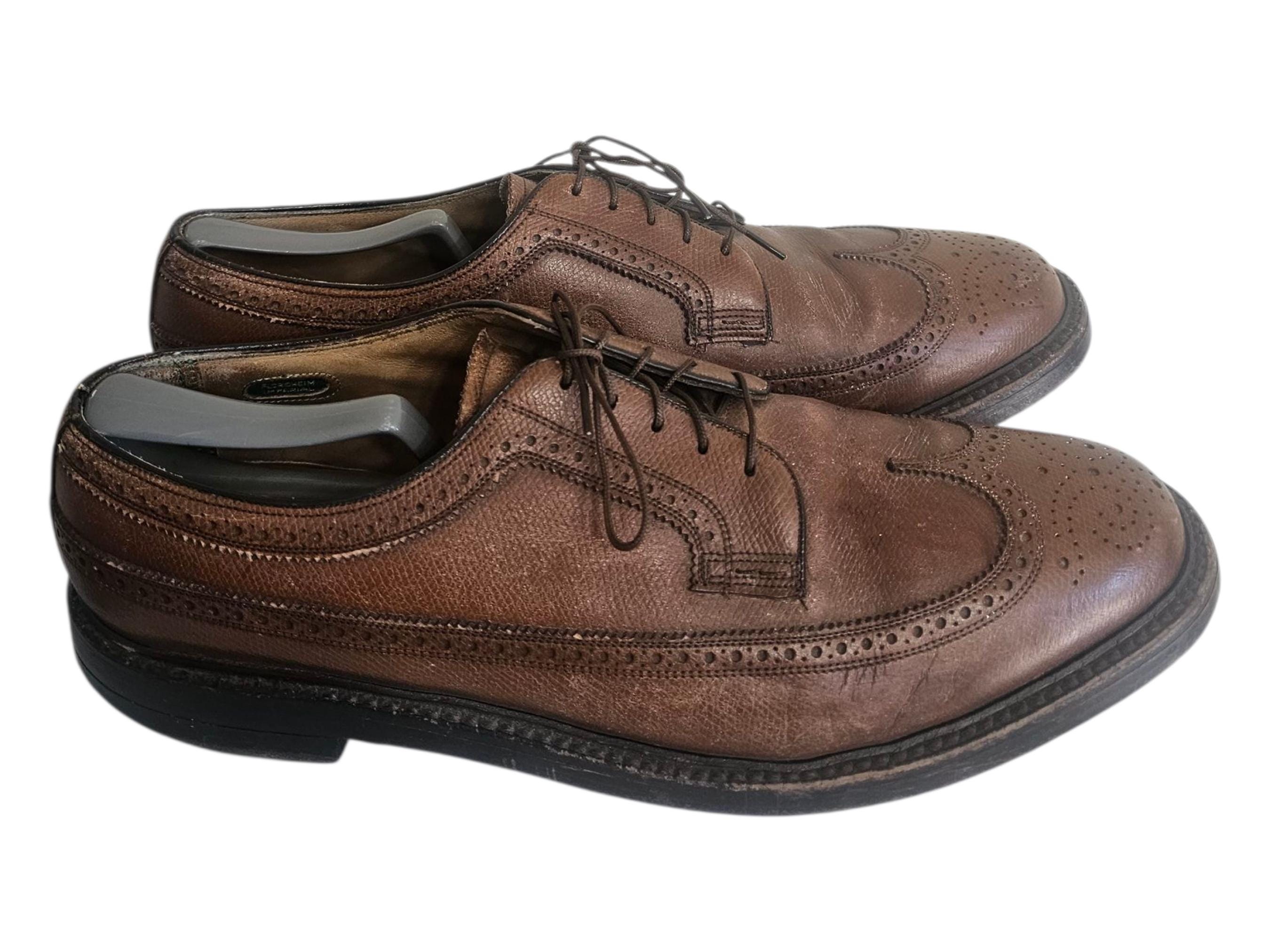 Florsheim Vintage Royal Imperial Wingtip Kenmoor V Cleat 637395 Sz
