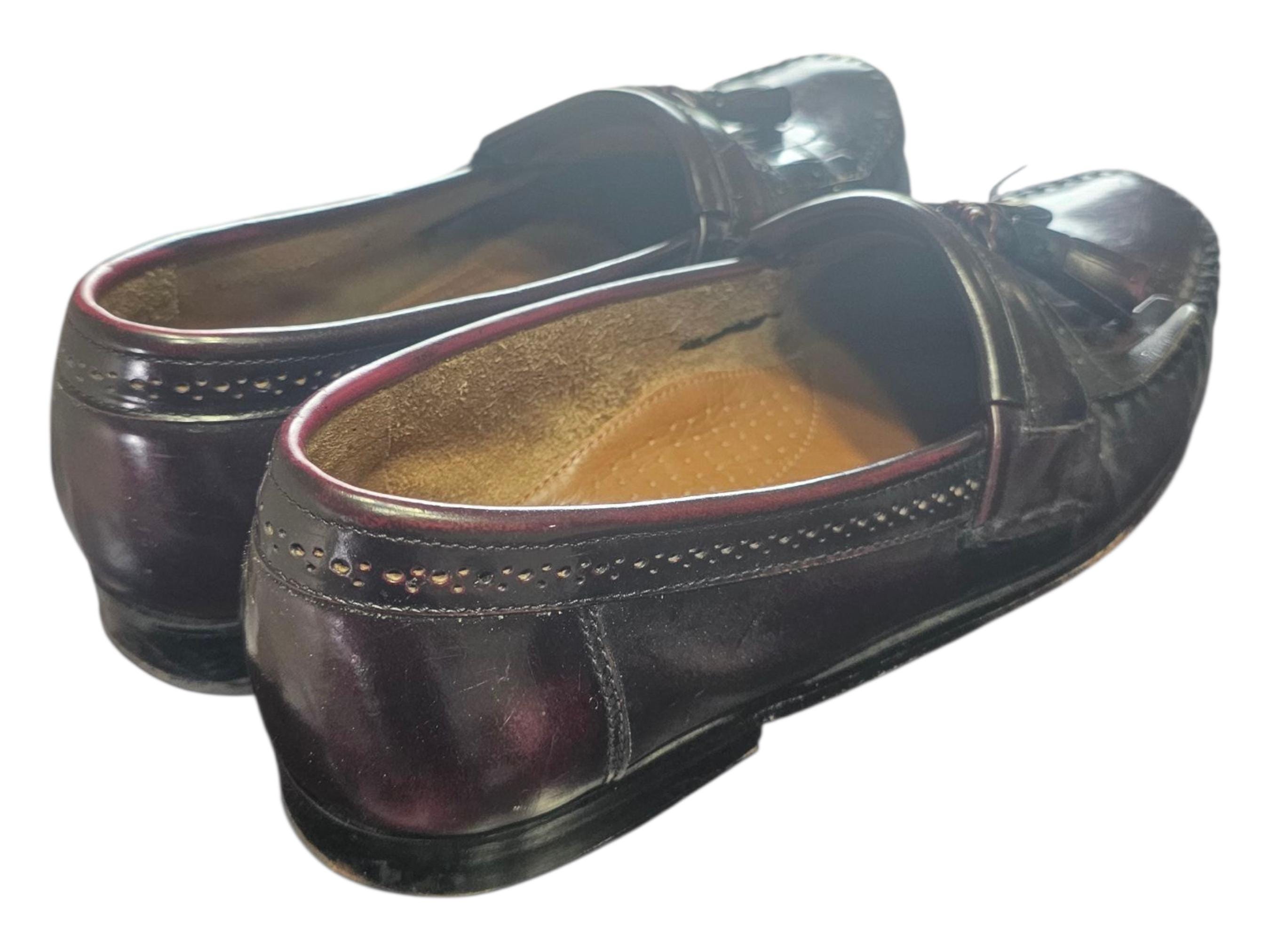 G H Bass‎ Weejuns Frazier Tassel Loafers Men\'s Size 12D Burgundy Leather Slip On G.H. Bass Weejuns Mens 9.5 EE Wide Burgundy Leather Penny  main image 2