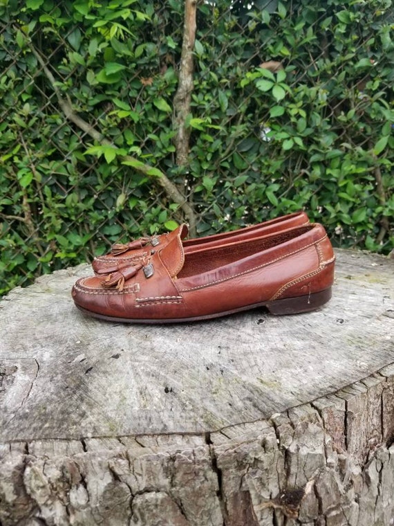 Sz 9 Vintage Cole Haan Country Loafers/Genuine Le… - image 2