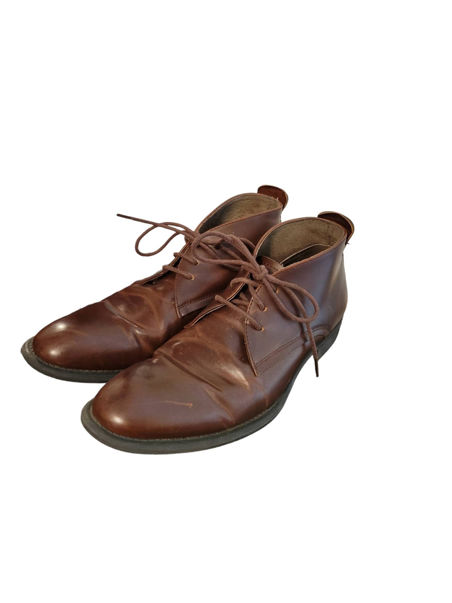 Bottes Kenneth Cole Reaction Homme Cuir Marron - Pointure 9 US - Bottines Cheville - Neuves