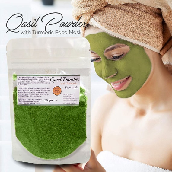 Organic Egyptian Qasil Powder Sidr Powder Skin Facial Hair Mask Skin Care  Mask