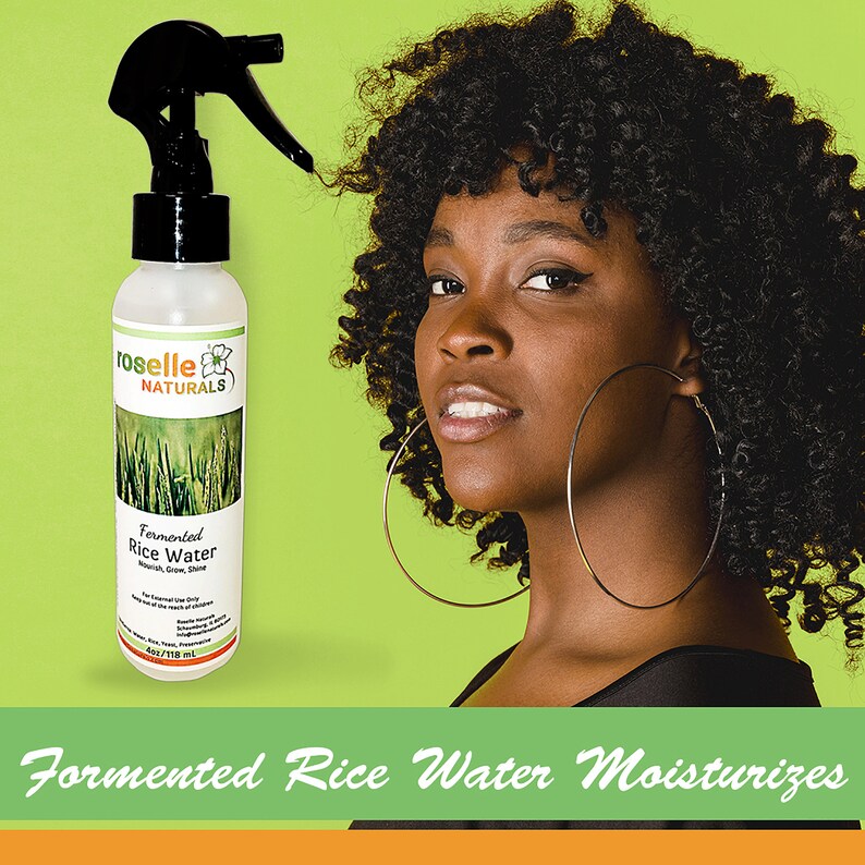 Fermented Rice Water Spray Hair Growth Formula Scalp and Hair Etsy Canada