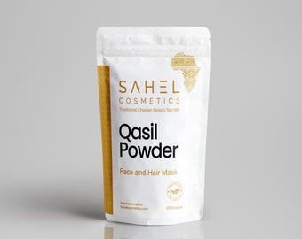 Qasil Powder. Skin brightening, evens skin tone. Face and Hair Mask from Somalia, Africa.