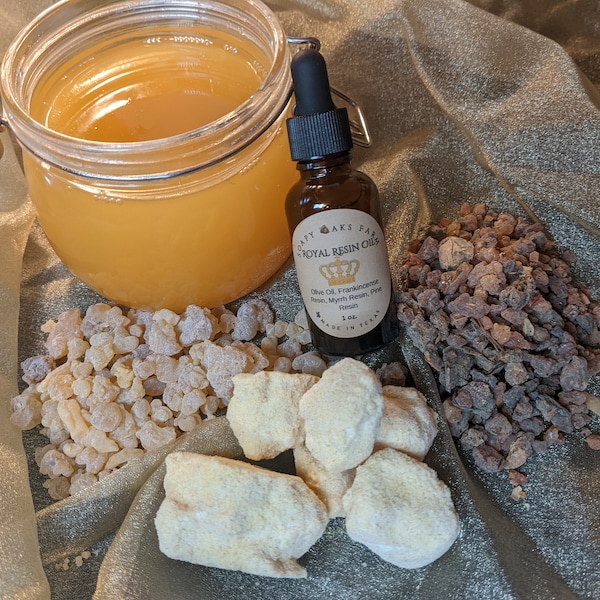 Royal Resin Oil (Frankincense, Myrrh & Pine)