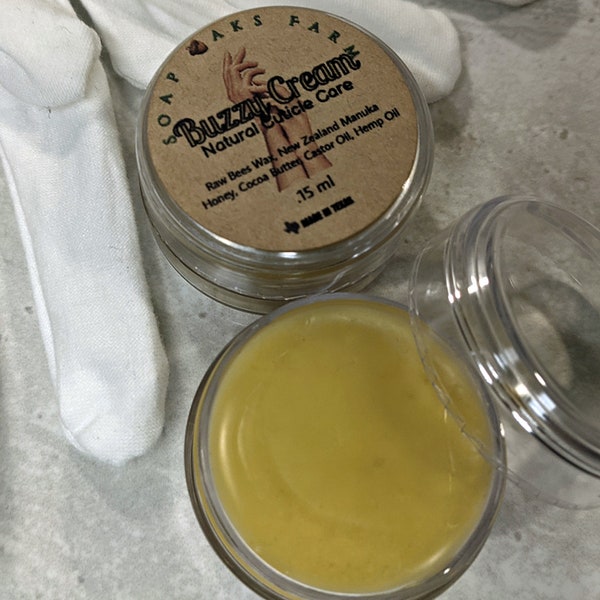 Buzzy Cuticle Cream - Formula Manuka Honey & Raw Beeswax