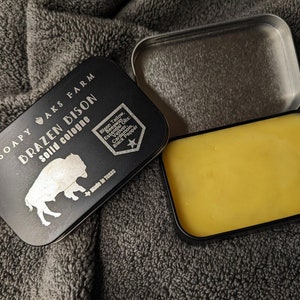 Brazen Bison Solid Cologne W/Essential Oils