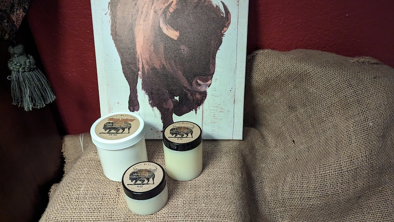 Organic Grass Fed Pure Bison Tallow Keto Friendly image 3