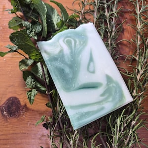 Rosemary Mint Bison Tallow Soap Bars
