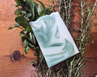 Rosemary Mint Bison Tallow Soap Bars