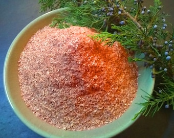 Eastern Red Cedar Wood (medium grind for incense & infusions)