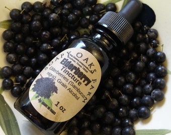 Elderberry (Sambucus nigra) Tincture for colds