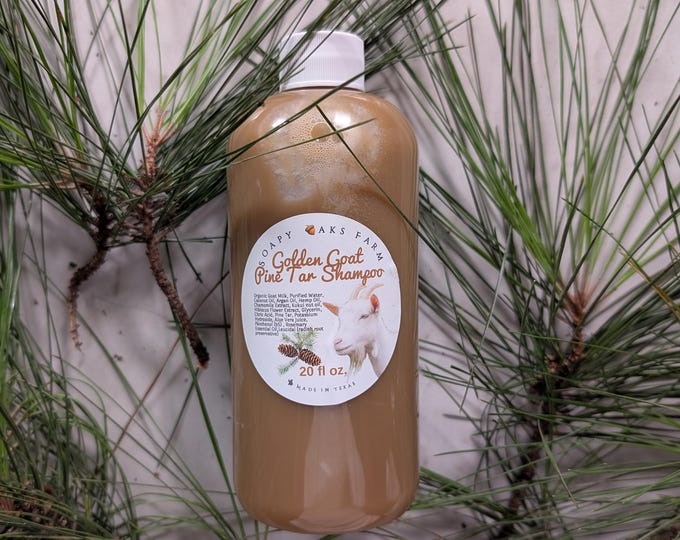Featured listing image: Golden Goat Milk & Pine Tar Hair Care- sulfate-free