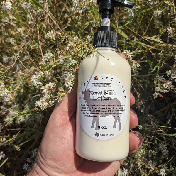 Loción de leche de cabra Crema suavizante para la piel