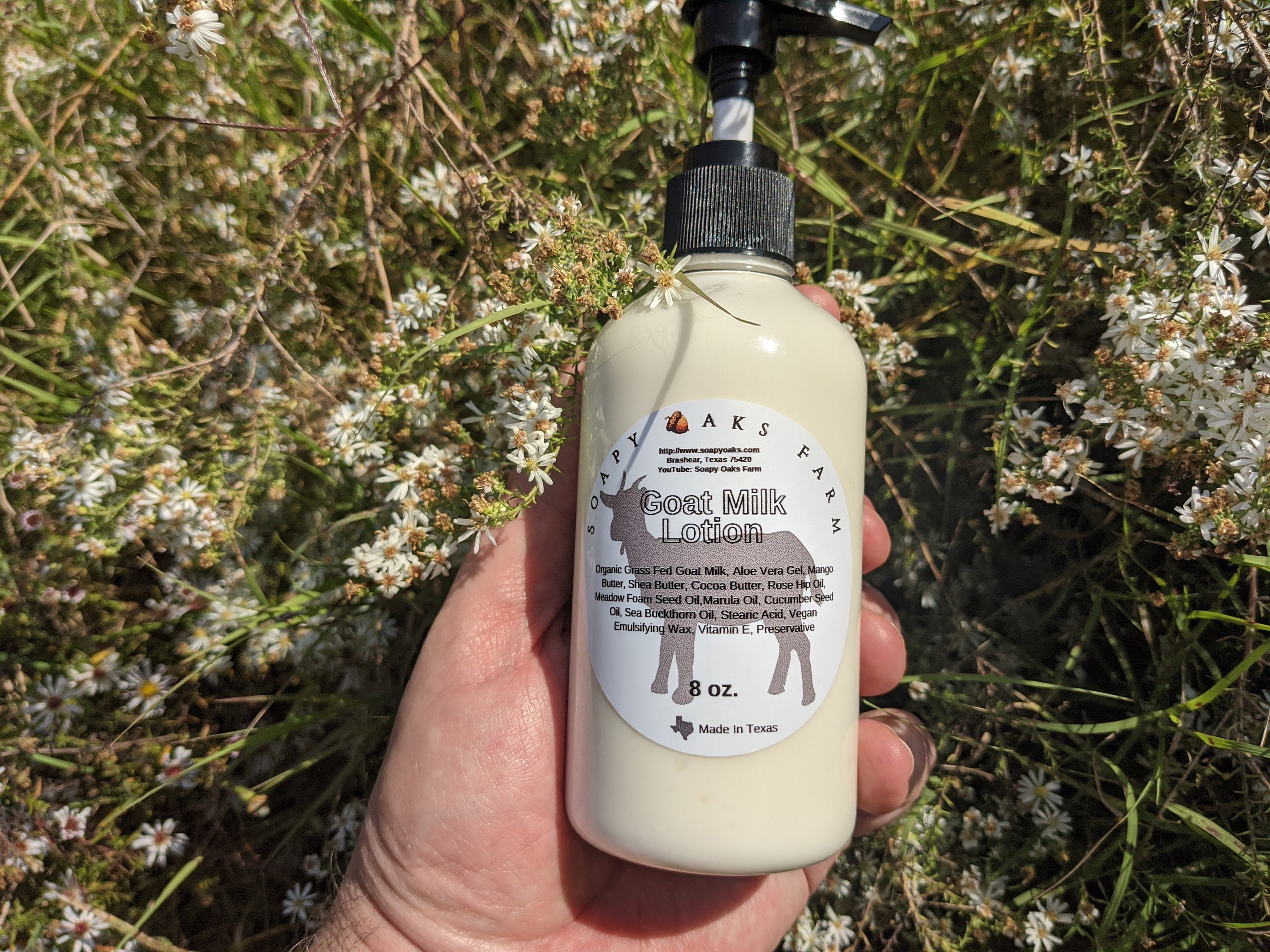 Mens Hand and Body Lotion With Goat Milk and Aloe Vera in Your