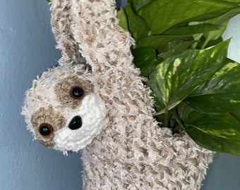 PATTERN ONLY Crochet Hanging Sloth Planter