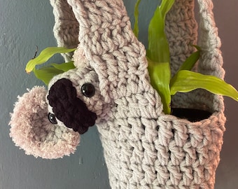 PATTERN ONLY Crochet Hanging Koala Planter