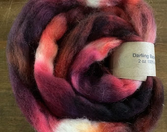 7. The Chariot Tarot - Hand Painted Merino Wool Roving Chime