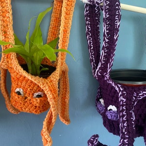 PATTERN ONLY Hanging Octopus Planter Crochet Pattern image 5