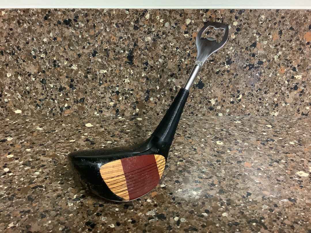 Vintage Golf Club Bottle Opener 1 Wood Etsy