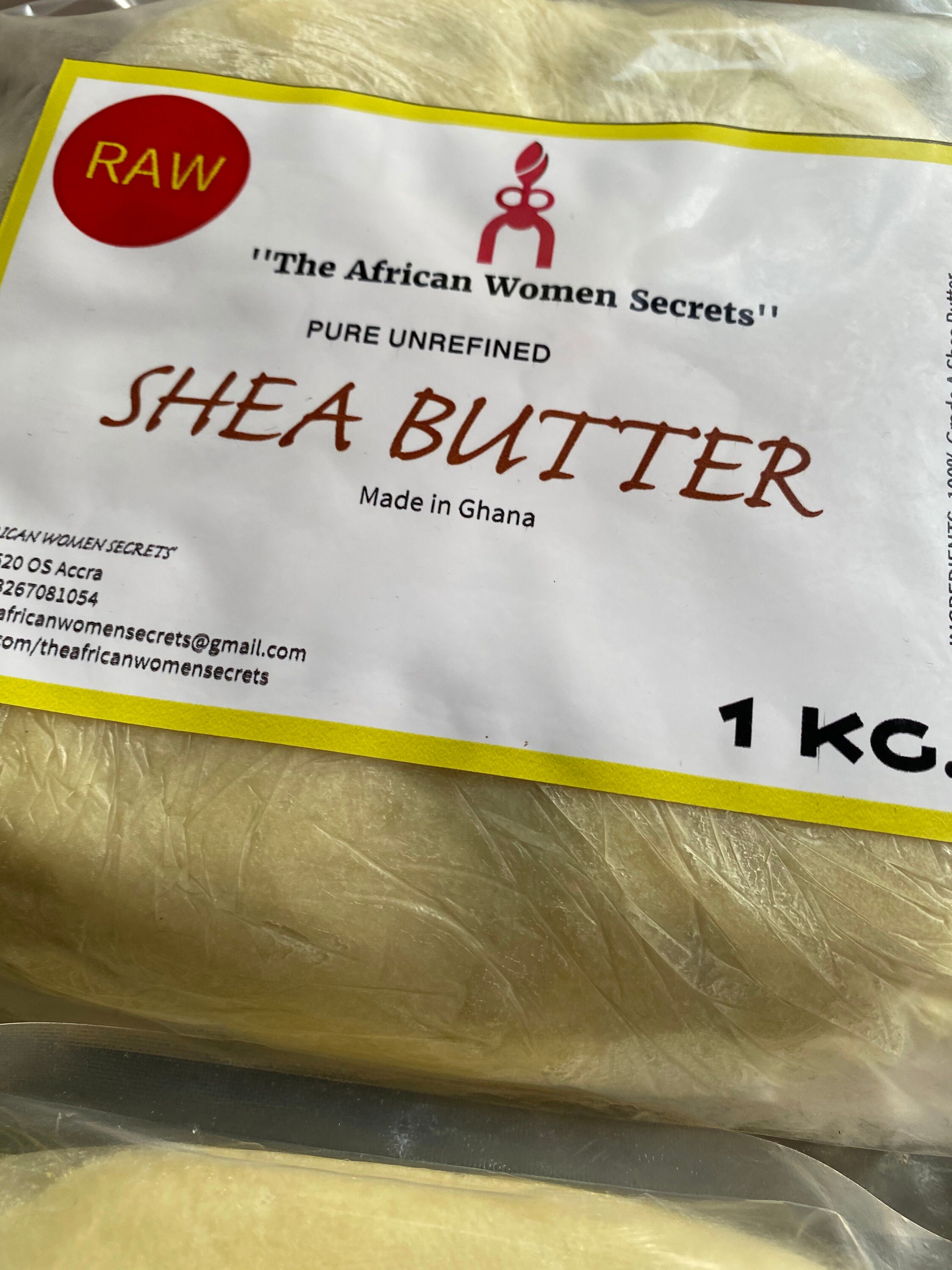 Pure shea butter 2 packs x 1Kg each unrefined grade A Etsy