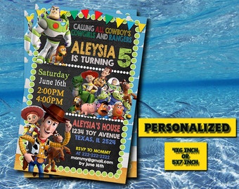 Toy Story Invitation,Toy Story Birthday Invitation,Toy Story Birthday,Toy Story Party,Toy Story Printable,Personalized,Digital Download