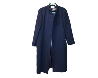 MCM Vintage 60s Bromleigh 100% Wool MCM Dark Blue Coat