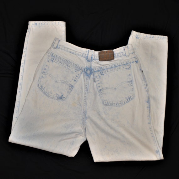 Levi's High Waisted Mom Tapered Acid Wash 1980's J