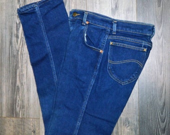 Angels Wing Jeans 70s Blue Denim 26 