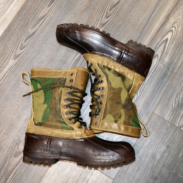 Camo Boots Etsy