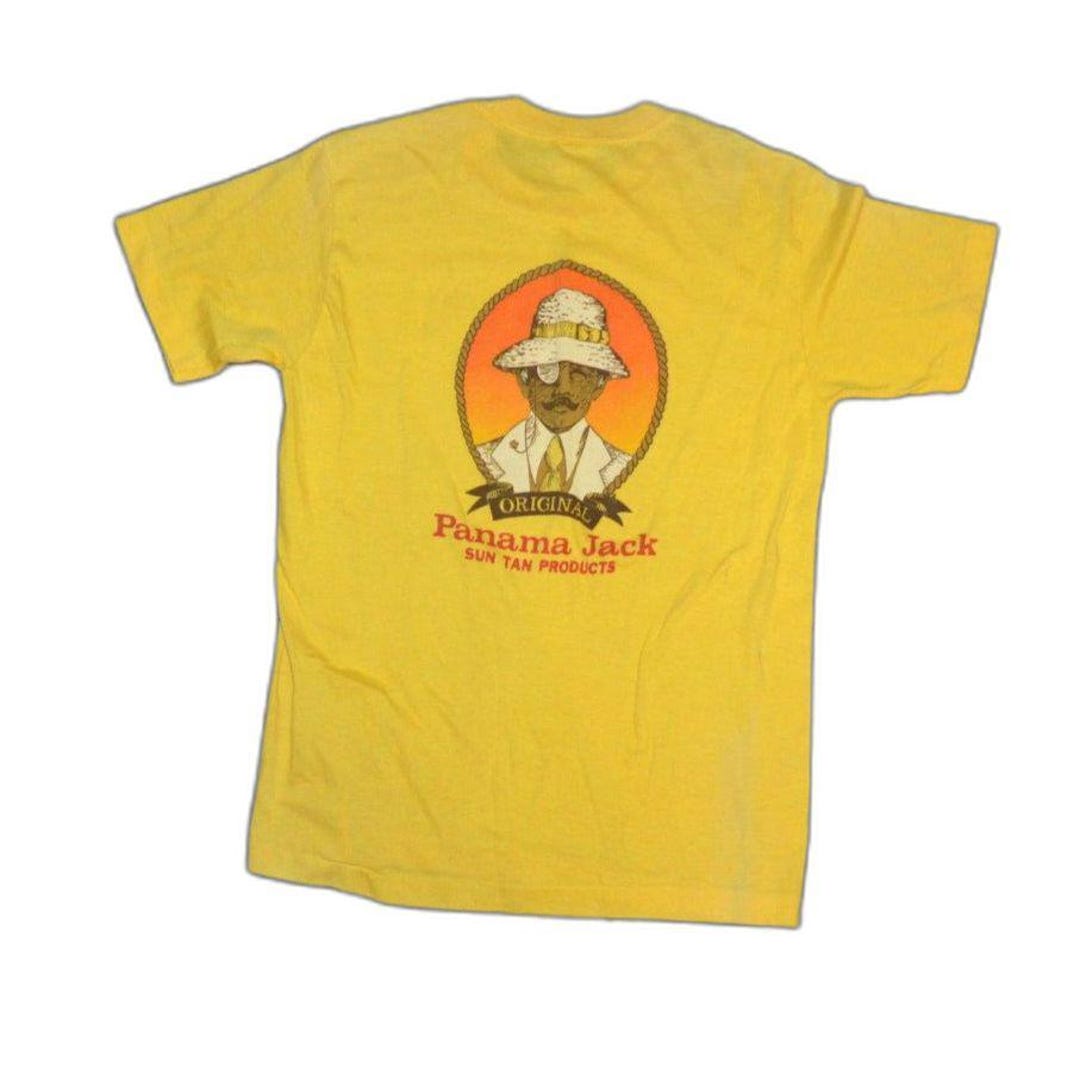 Vintage Original Panama Jack 1980s Gen X Yellow Classic Single