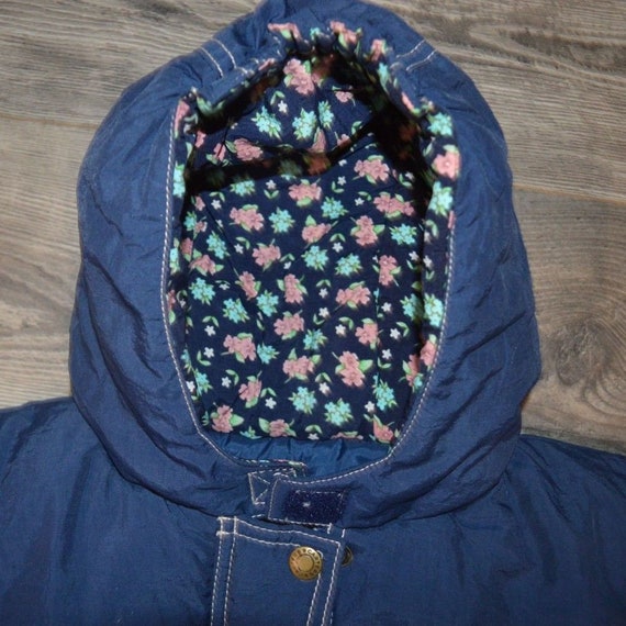 NOS Carter's Outerwear Puffy 1990s Bear Floral NW… - image 3