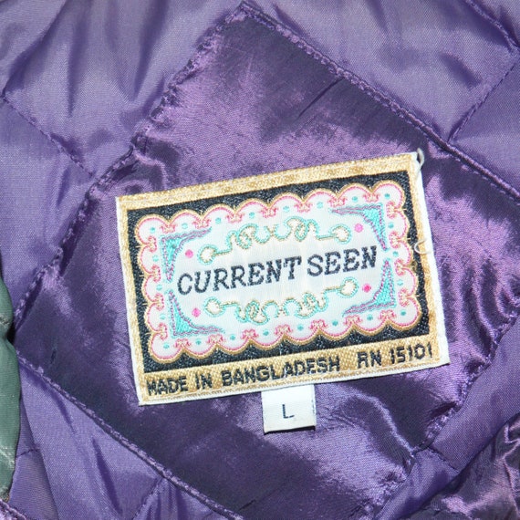 Vintage 1990s Iridescent Quilted Puffer Ski Curre… - image 3